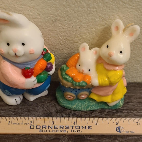 Vintage Easter Bunny Candles - Picture 6 of 7